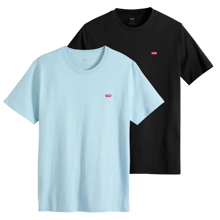 LEVI'S ® Camiseta azul claro / negro