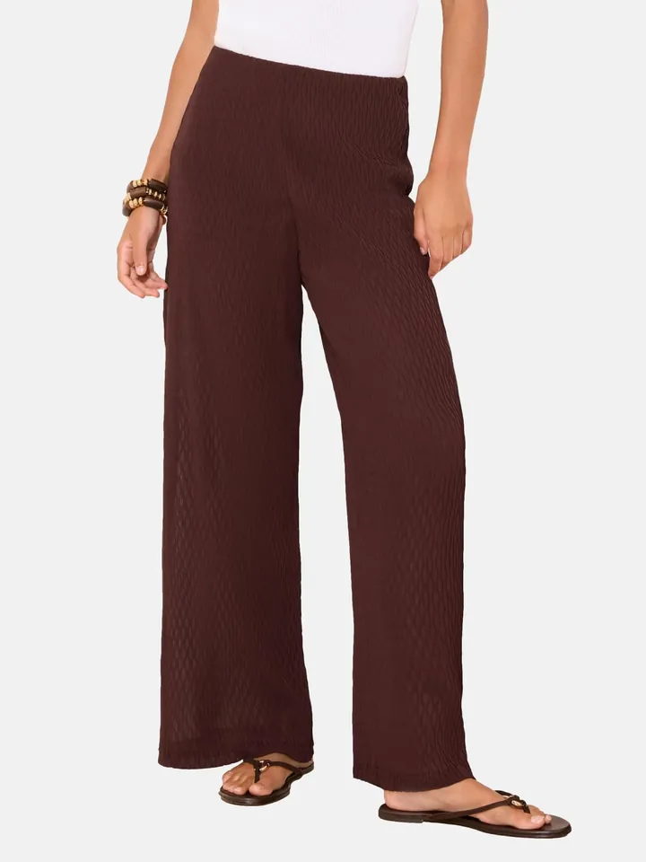 Lipsy Pantalón rojo vino