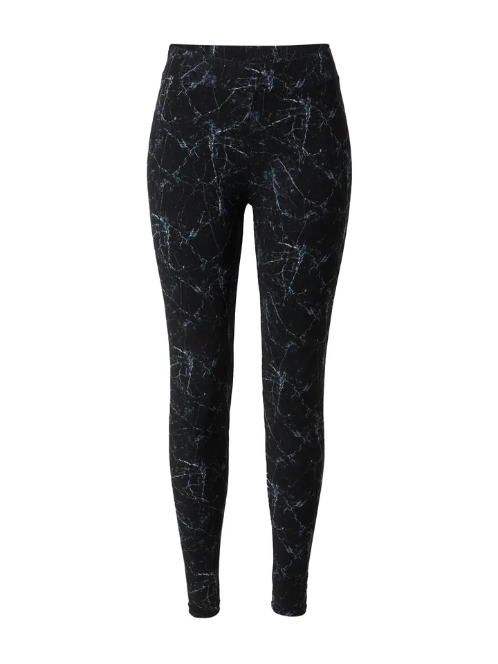 Urban Classics Leggings  azul ahumado / negro / blanco