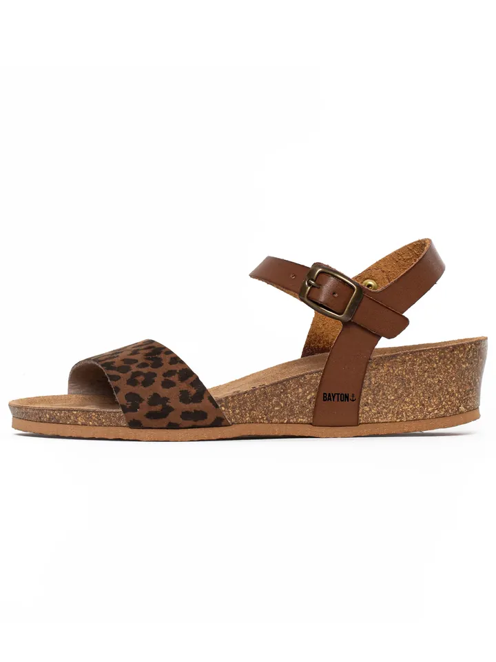 Bayton Sandalias con hebilla 'Wodonga' camelo / negro
