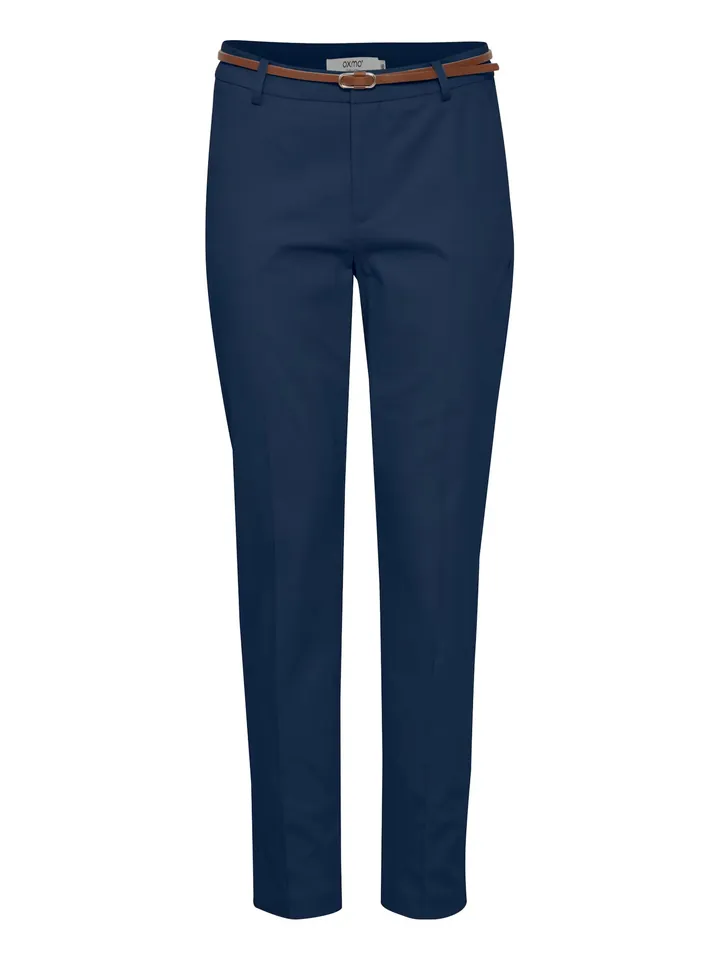 Oxmo Pantalón de pinzas  azul