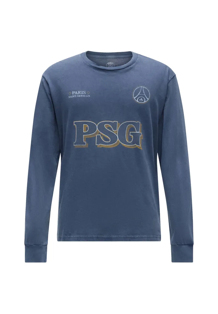HOLLISTER Camiseta 'PSG'  zafiro / caramelo / offwhite
