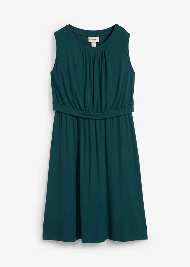 Vestido premamá/de lactancia de viscosa