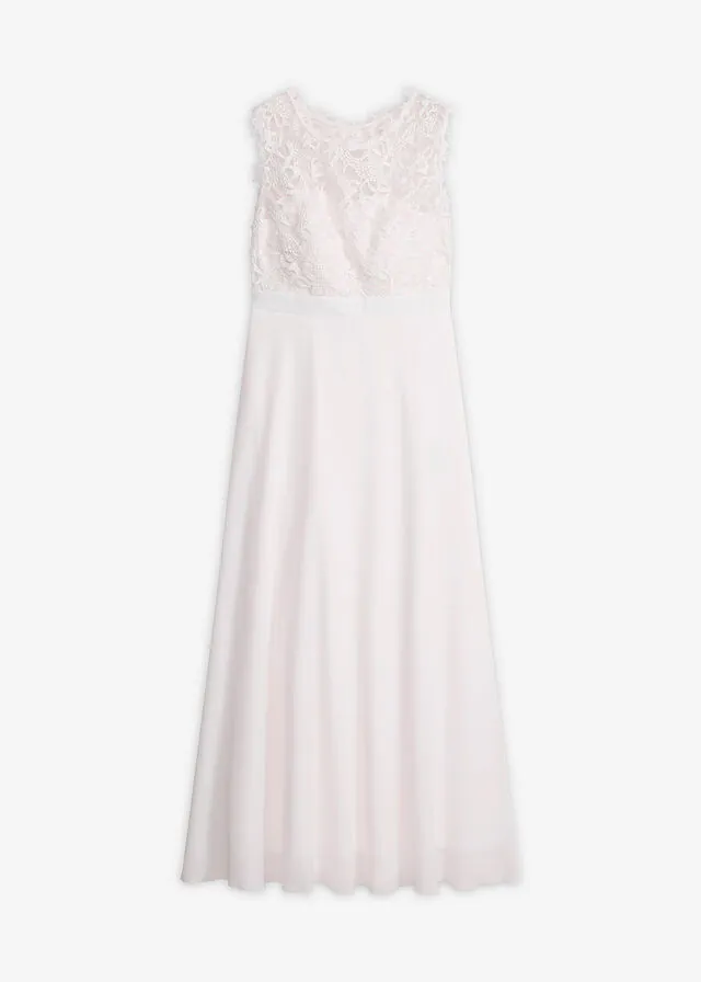 Vestido de noche con encaje