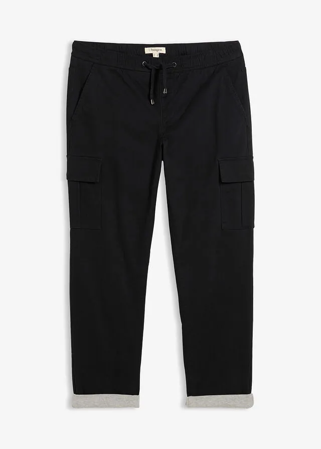 Pantalón térmico con corte relajado y diseño tapered