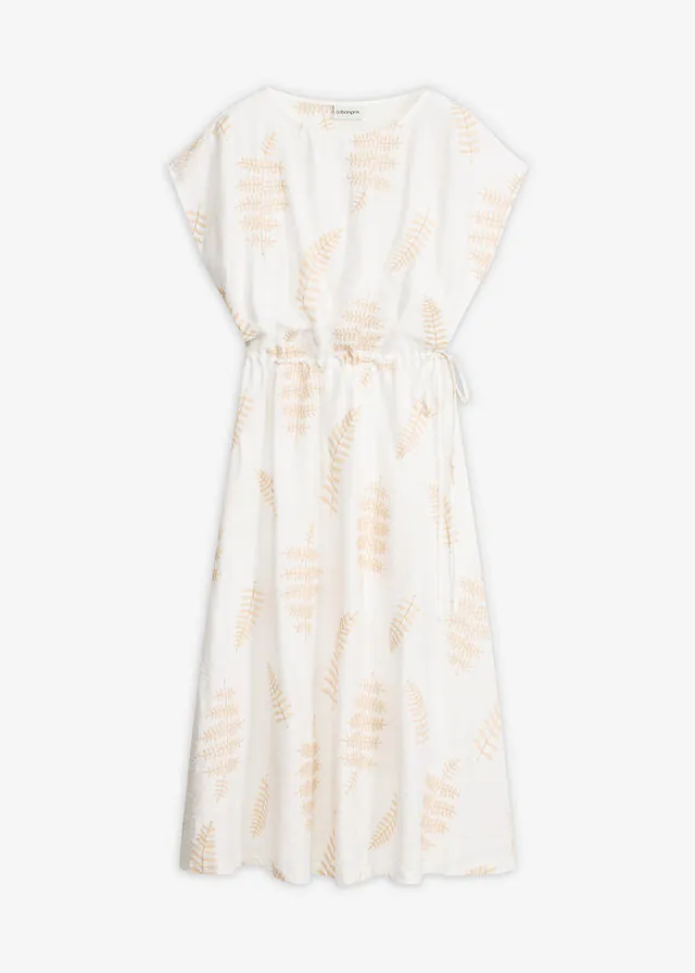 Vestido midi con bordado