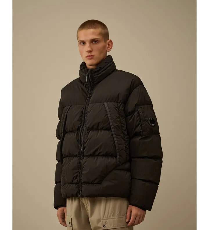 C.P. Company para hombre. 19CMOW239A005864G Abrigo de plumas negro (M), Casual, Poliamida