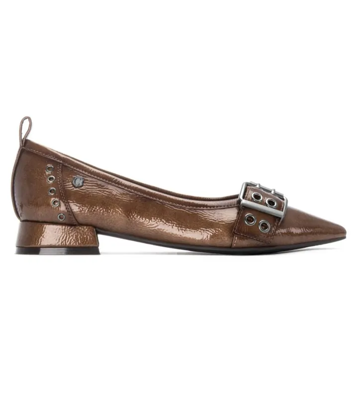 Carmela para mujer. 16270902-TAUPE Zapatos de piel 162709 marrón (36), Plano, Ninguno, Casual