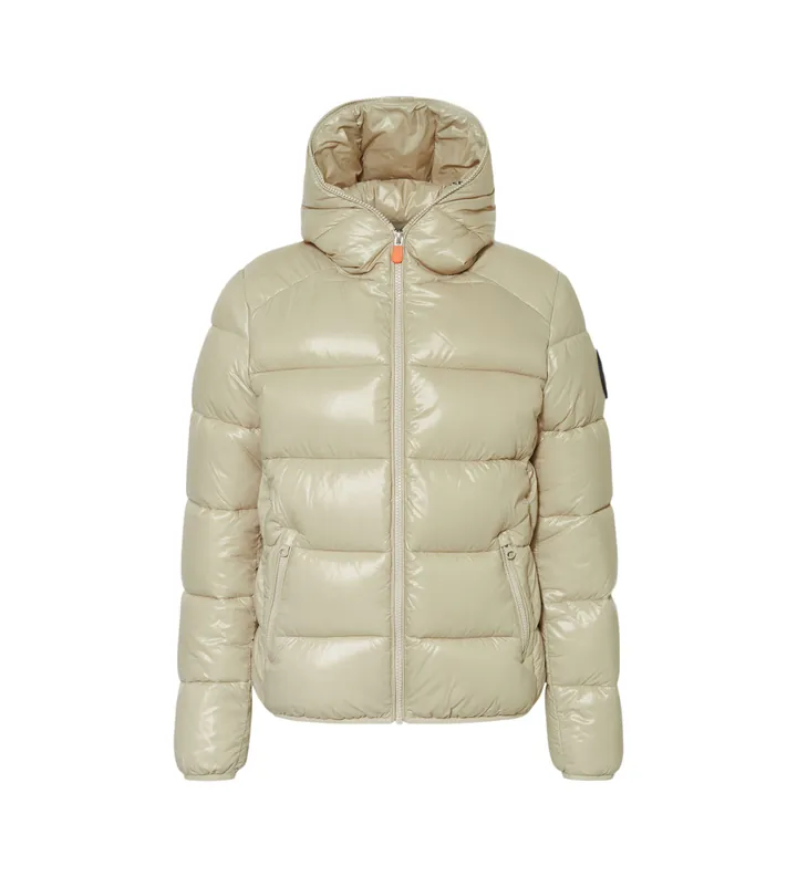 Save The Duck para mujer/niña. J31280B-LOVE21 Abrigo Artie beige (10años= 140cm), Casual, Sostenible, Nylon reciclado, moda infantil