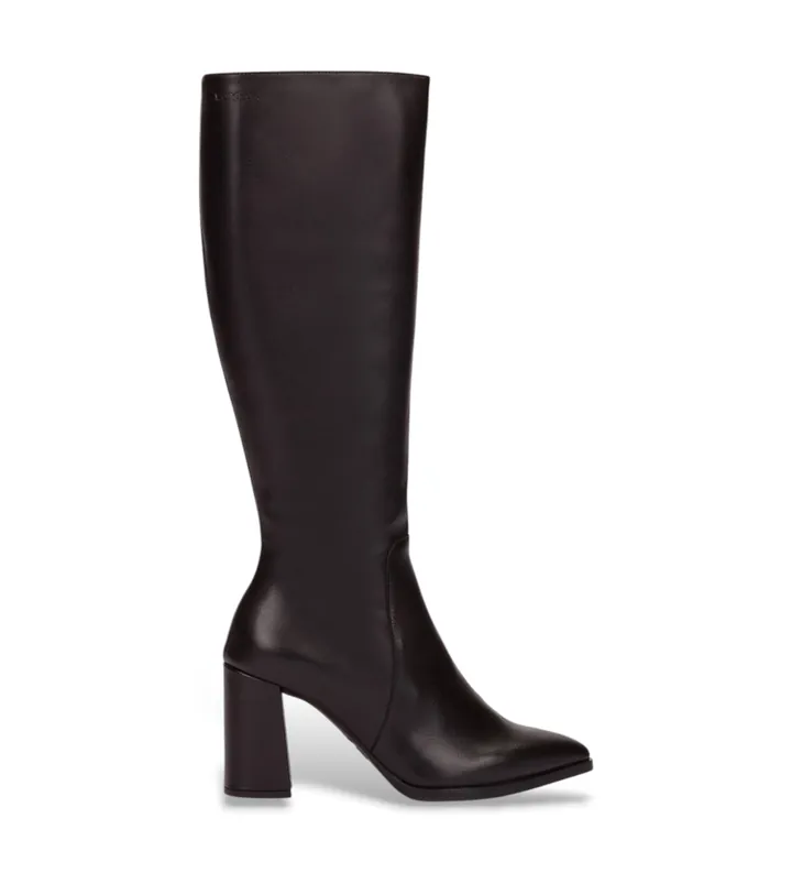 Wonders para mujer. M-5432 Botas de Piel Aurora 32 negro (41), 8 a 10cm, Cremallera, Casual