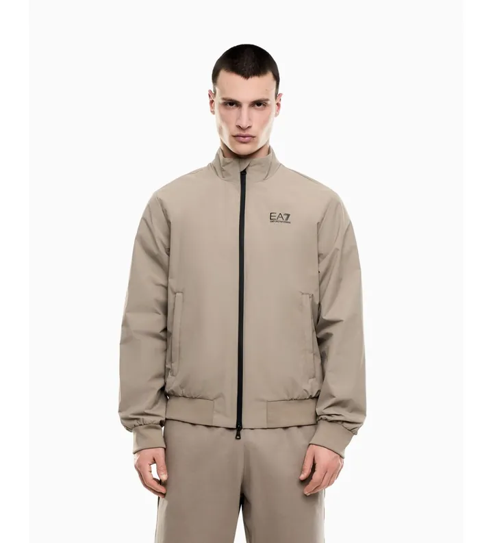 EA7 para hombre. 7M000424_AF13569 Chaqueta Bomber Regular beige (4XL), Casual, Deportivo, Poliamida