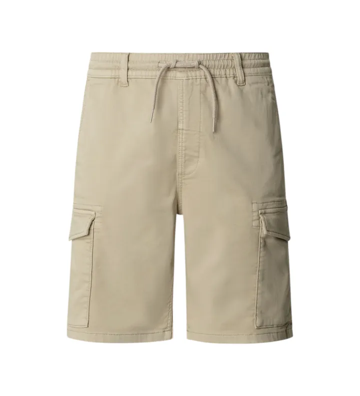 Pepe Jeans para hombre. PM8000036 Shorts Gymdigo Cargo beige (33), Casual, Algodón