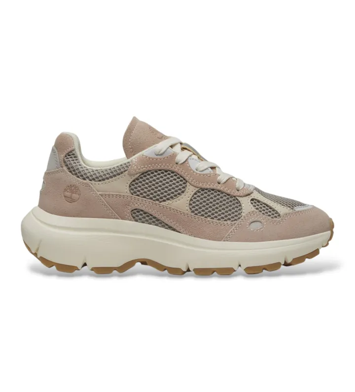 Timberland para mujer. TB0A43R801O1 Zapatillas de piel Hazel Lane beige (38.5 W), Plano, Cordones, Casual