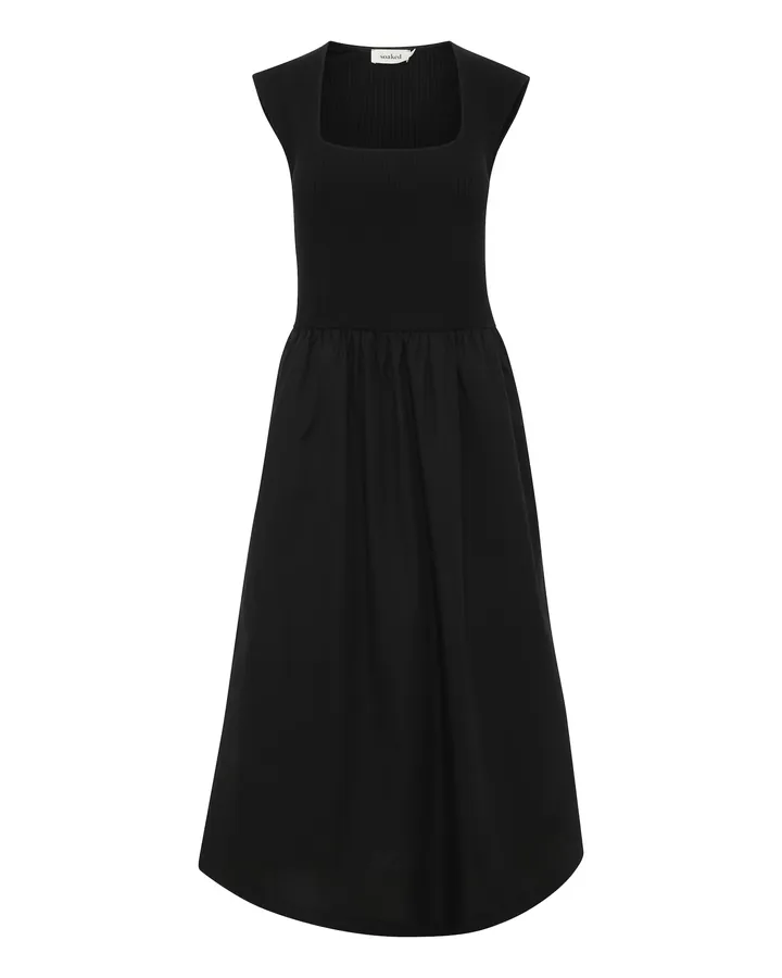 SOAKED IN LUXURY Vestido 'Simone Phoebe'  negro