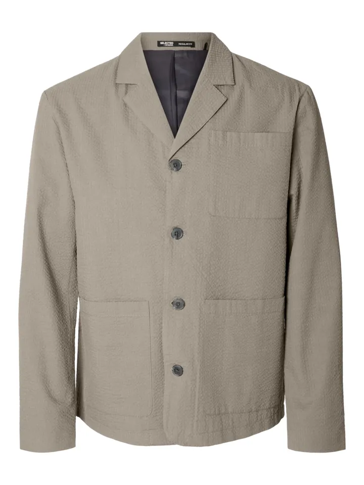 SELECTED Chaqueta saco 'Smith' beige oscuro