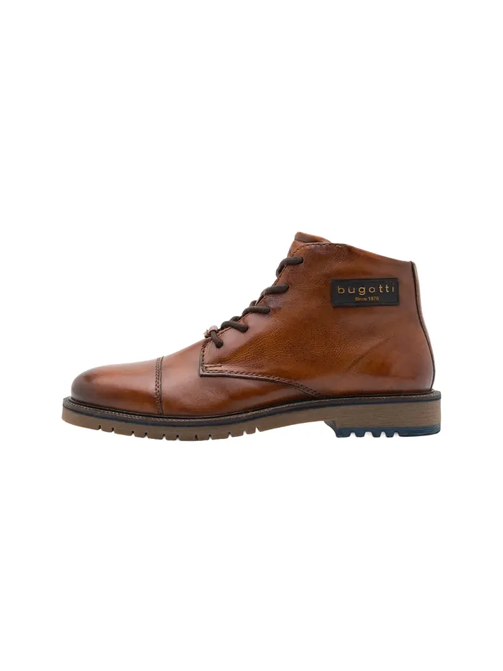 bugatti Botas con cordones cognac
