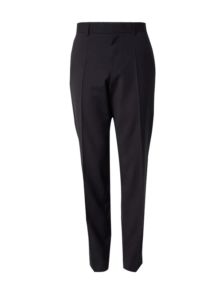 BOSS Pantalón de pinzas 'H-Lenon-MM-251' azul oscuro