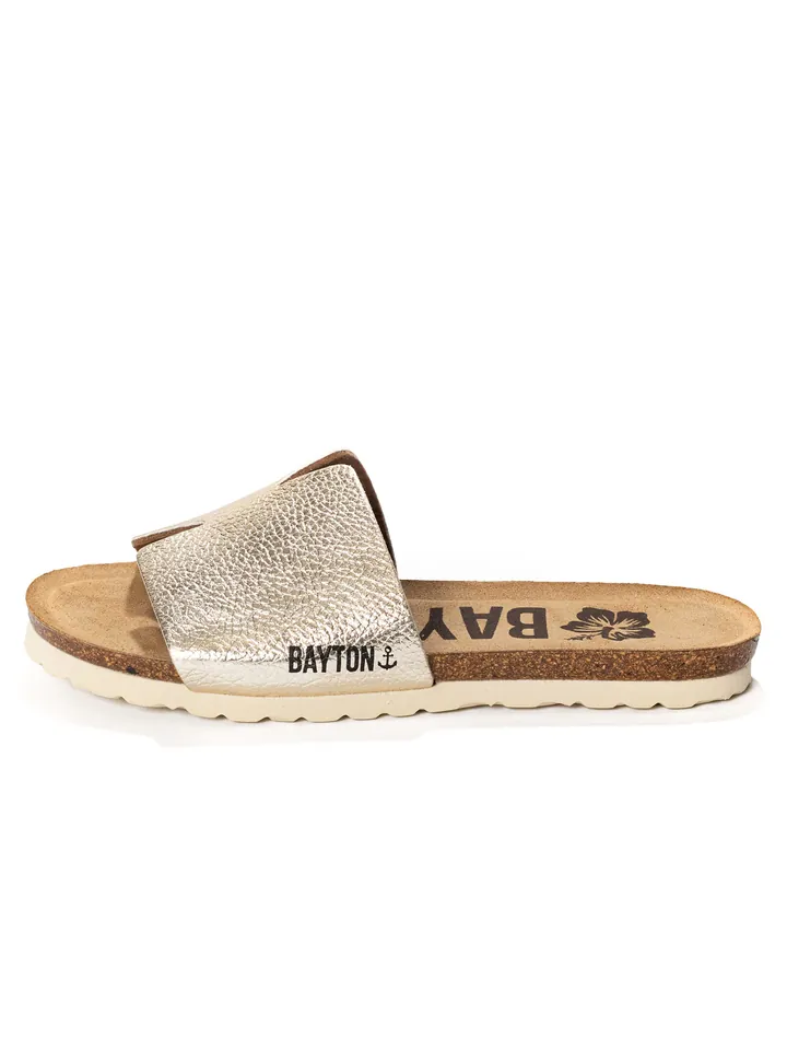 Bayton Zapatos abiertos 'Dijilan'  marrón claro / oro
