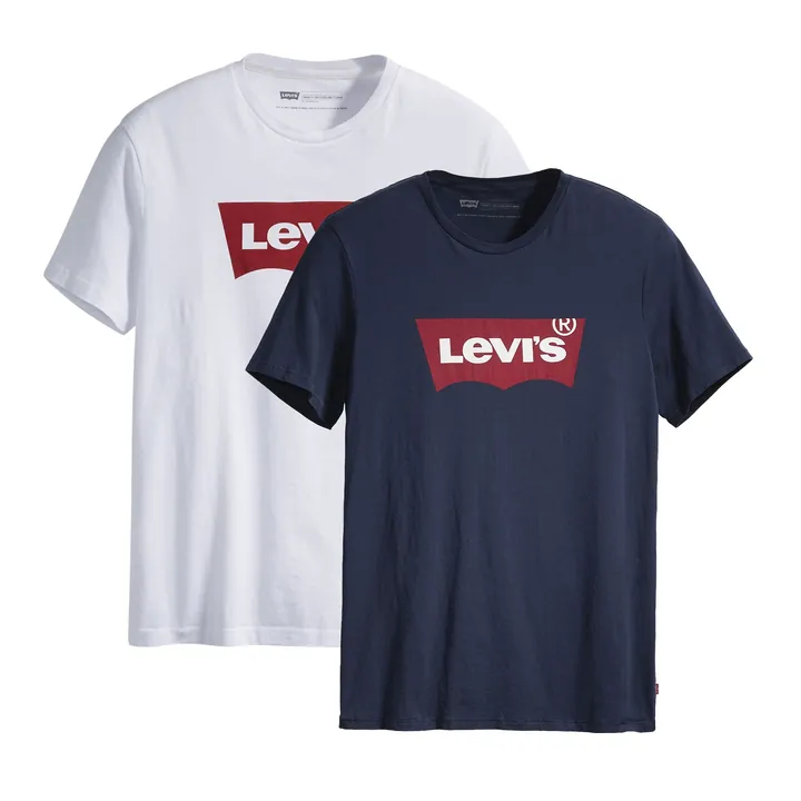 LEVI'S ® Camiseta navy / rojo / blanco