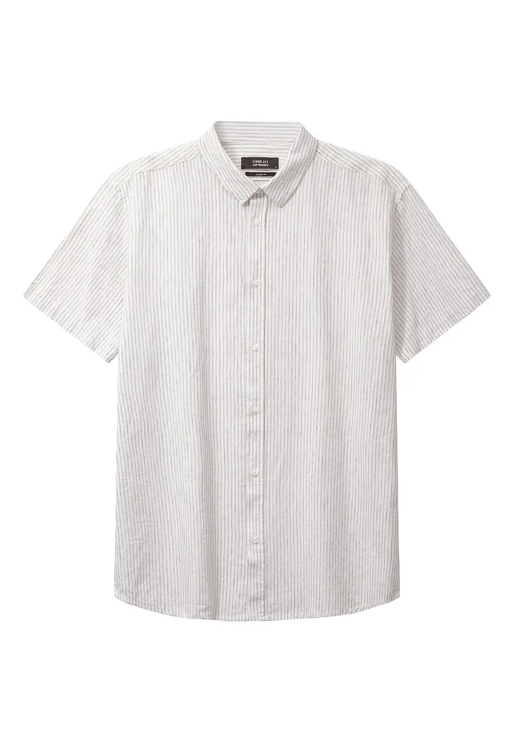 Clean Cut Copenhagen Camisa 'Luca'  marrón / blanco