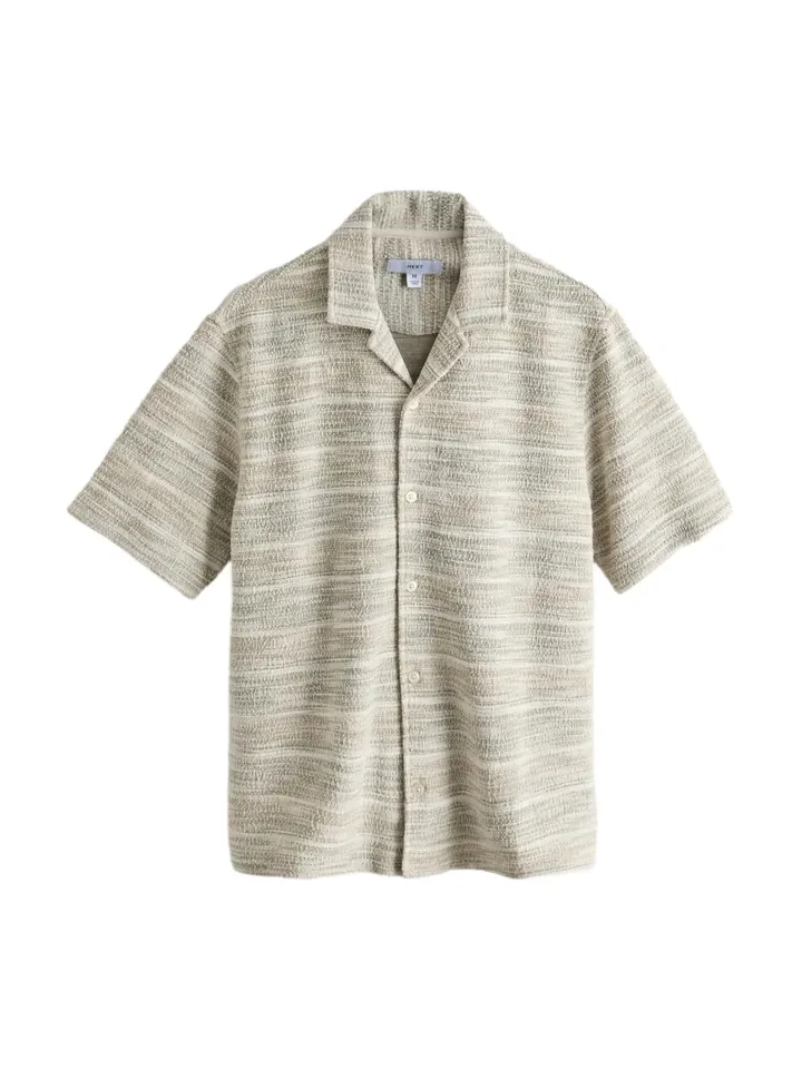 Next Camisa  caqui / verde pastel