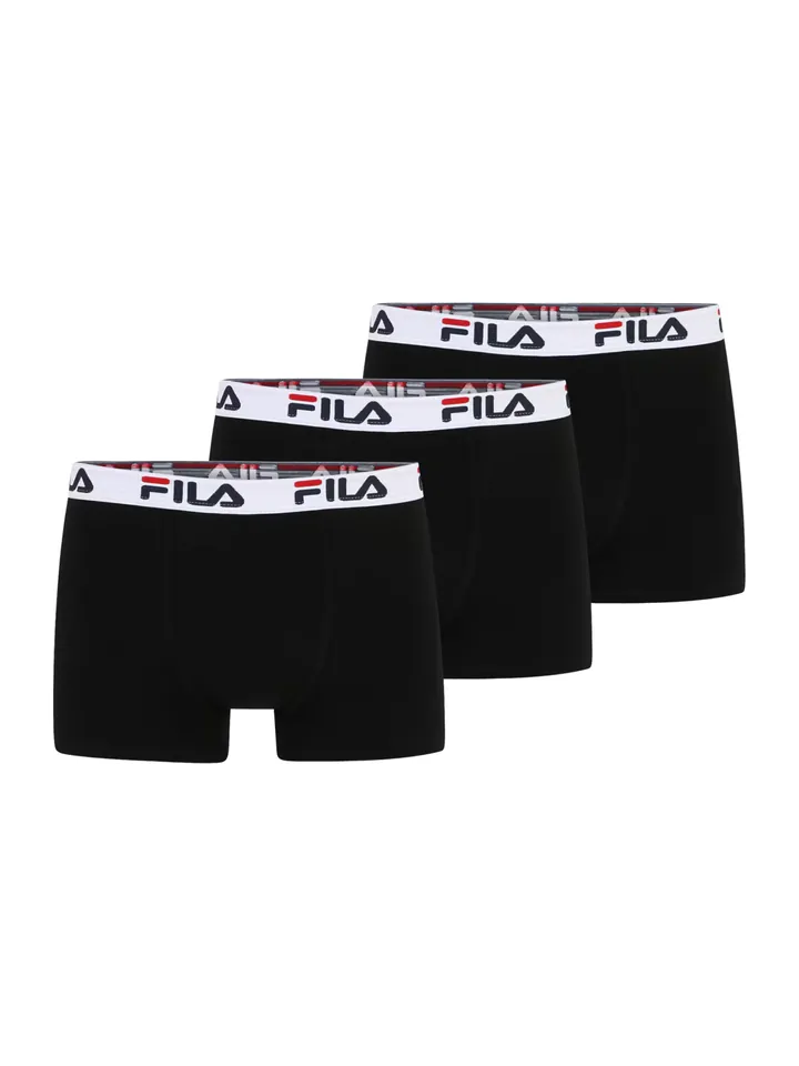 FILA Calzoncillo boxer rojo / negro / blanco