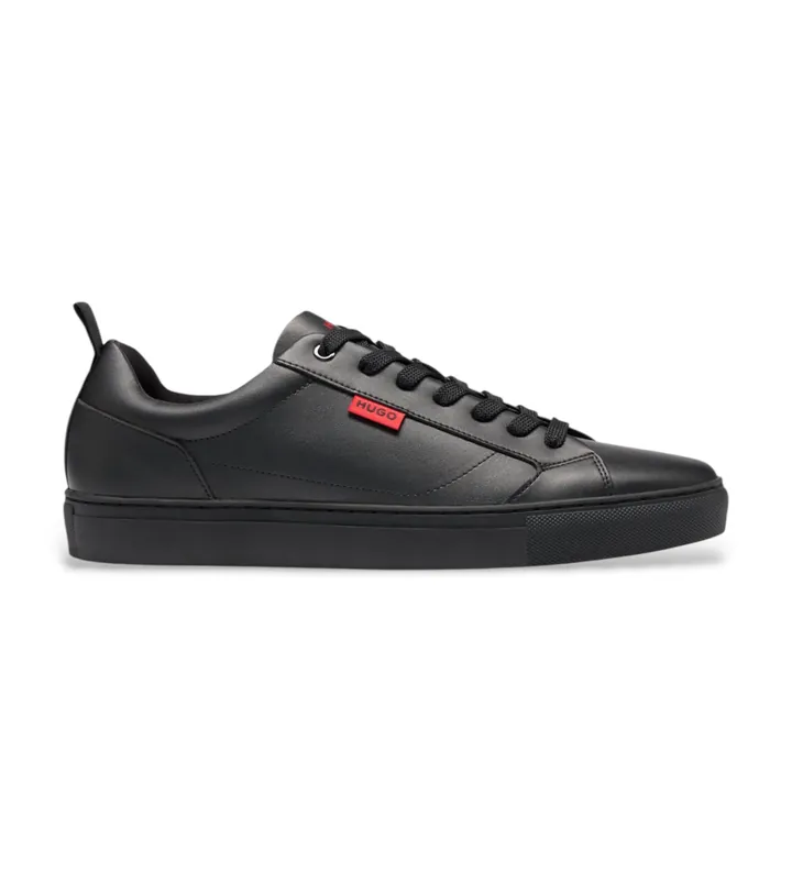 HUGO para hombre. 50541210 Zapatillas Morrie negro (40), Plano, Cordones, Casual