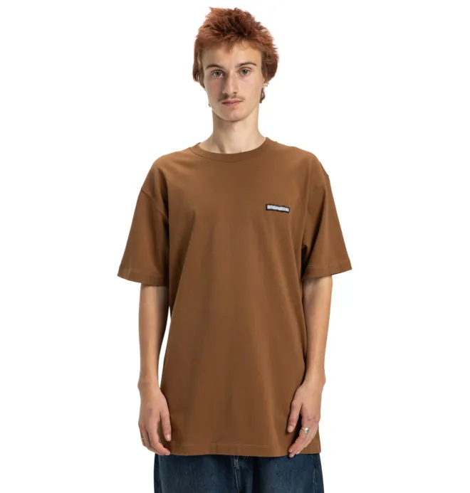Patch It - Camiseta de manga corta para hombre - Camiseta de manga corta Marrón hombre