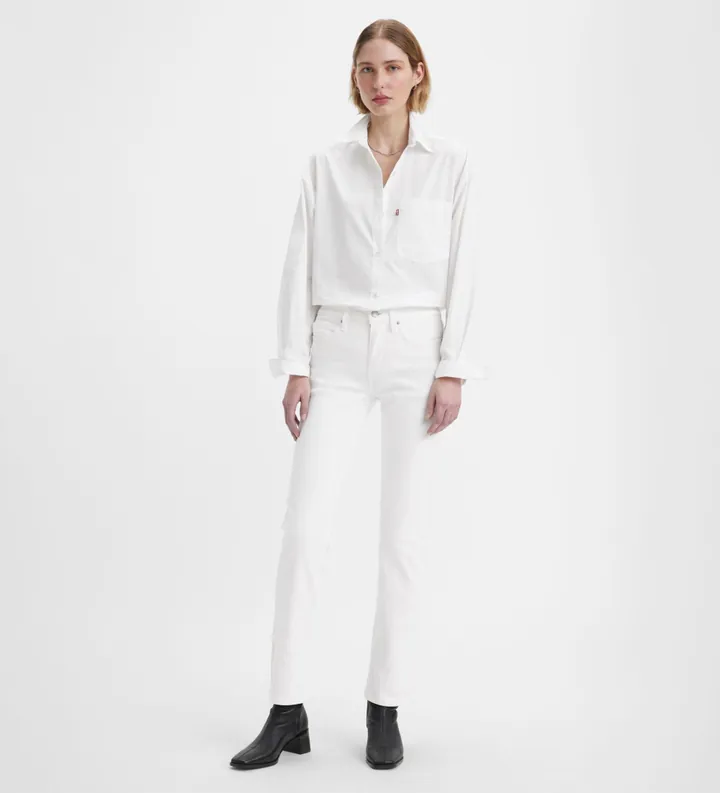 Levi's para mujer. 19631-0046 Jeans 314 Shaping Straight blanco (28/32), Casual, Algodón