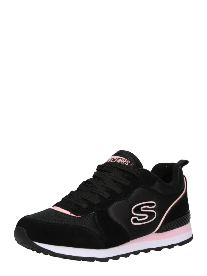 SKECHERS Zapatillas deportivas bajas rosa / negro