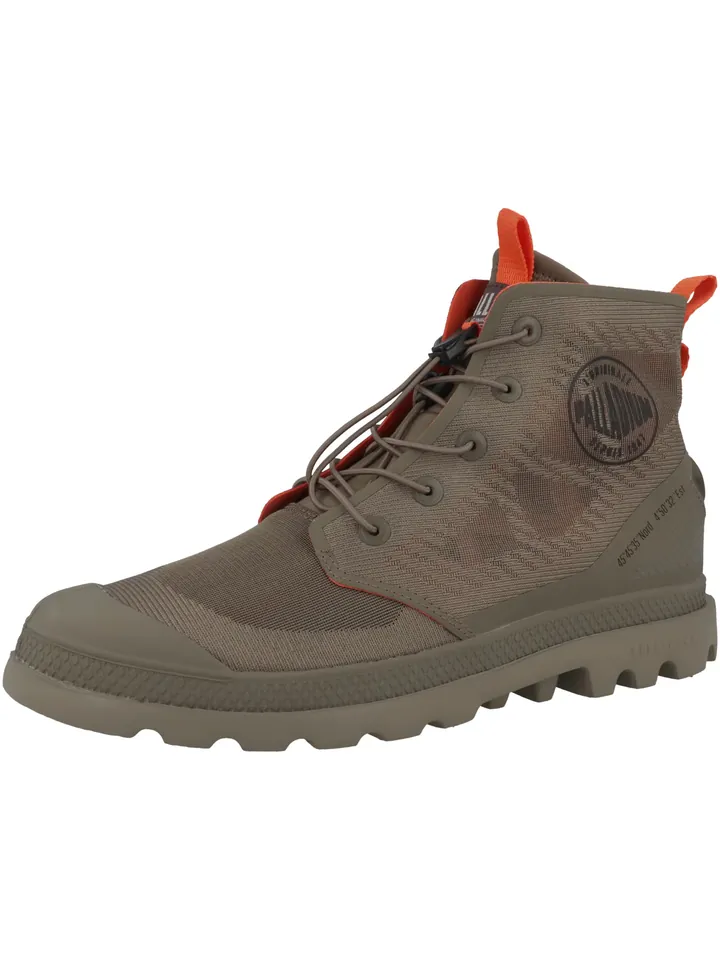 Palladium Botas con cordones 'Pampa Lite Travel Vt ' taupe / caqui / naranja