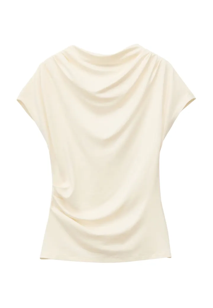 & Other Stories Camiseta blanco lana