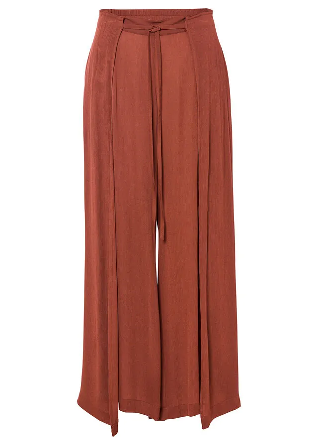 Pantalón de viscosa fluida