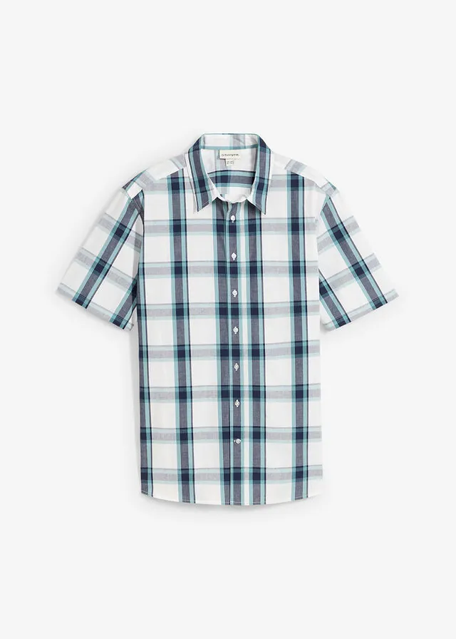 Camisa de manga corta de algodón puro