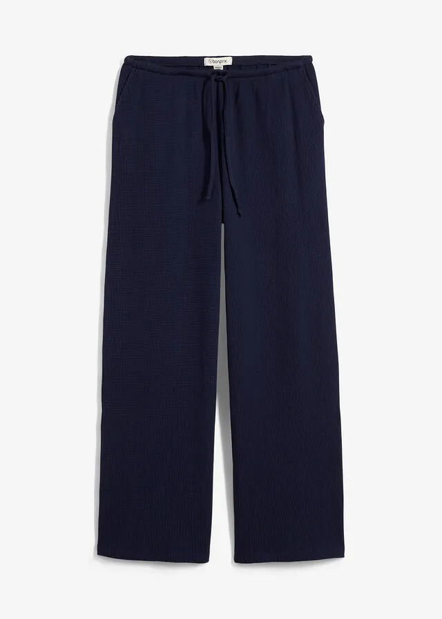 Pantalón estructurado de algodón puro