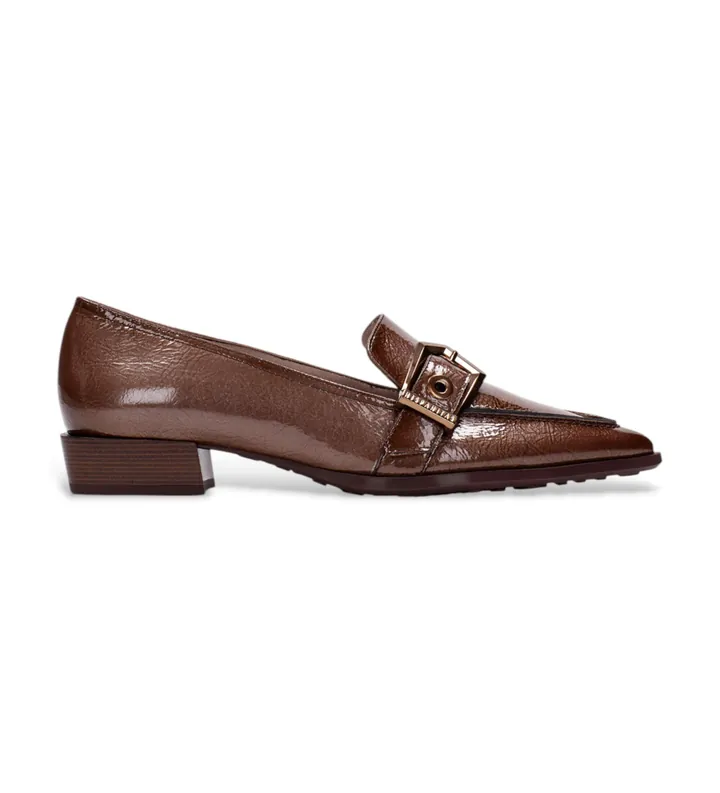 Hispanitas para mujer. HI254262 Zapatos de Piel Turin marrón (36), 1 a 3cm, Ninguno, Casual, Fiesta, Clásico