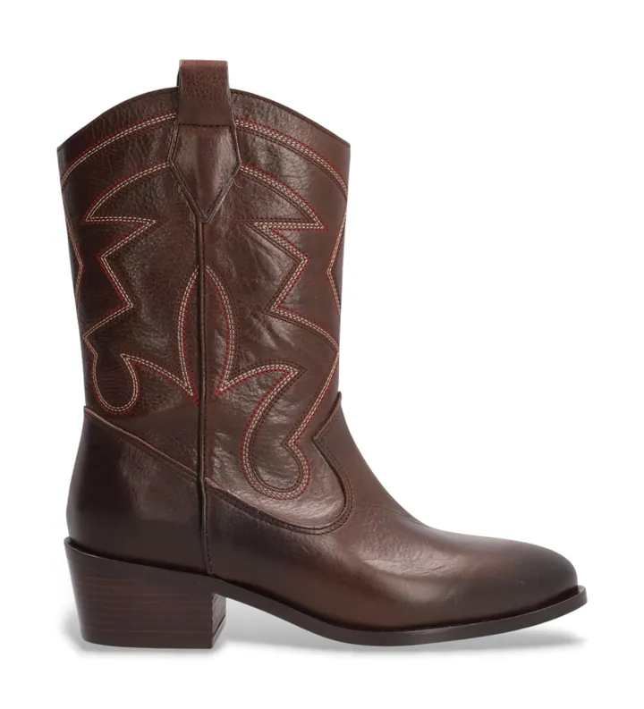 Alpe para mujer. 538635 Botas de Piel Queens marrón (37), 3 a 5cm, Ninguno, Casual