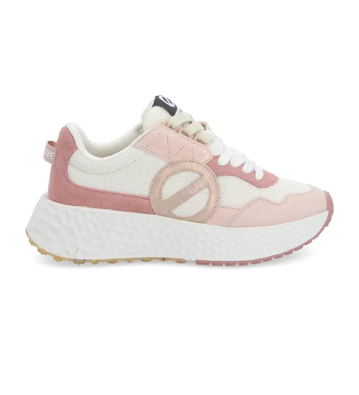 NO NAME para mujer. NNVEKSD Zapatillas Carter Jogger de piel rosa (37), 3 a 5cm, Cordones, Casual
