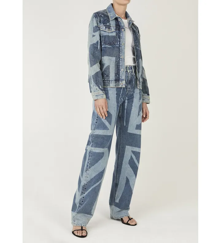 Pepe Jeans para mujer. PL2051032 Pantalón Eden Iconic azul (24/30), Casual, Algodón, Denim