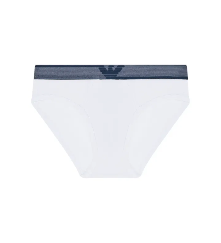 Emporio Armani para hombre. EM000233_AF18895 Slips Stretch Piquet blanco (L), Homewear, Modal