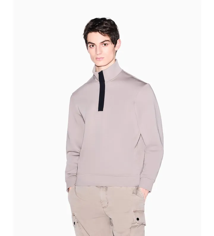 A|X Armani Exchange para hombre. XM001295AF10818U6107 Sudadera Elástica beige (L), Casual, Algodón