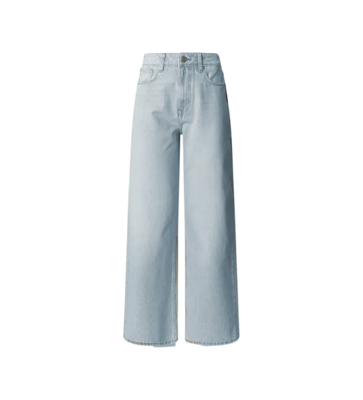 Pepe Jeans para mujer. PL20473182S1 Jeans Straight Lexa azul claro (27/28), Casual, Algodón, Denim