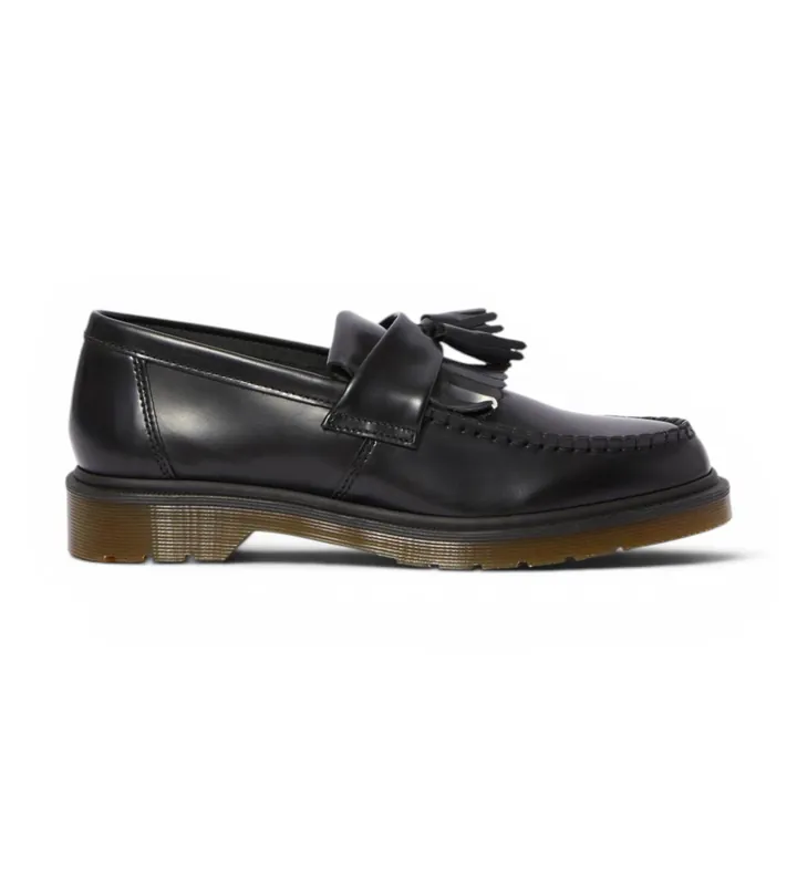 Dr Martens unisex. 14573001 Mocasines de Piel Adrian con borla negro (42), Plano, Ninguno, Casual