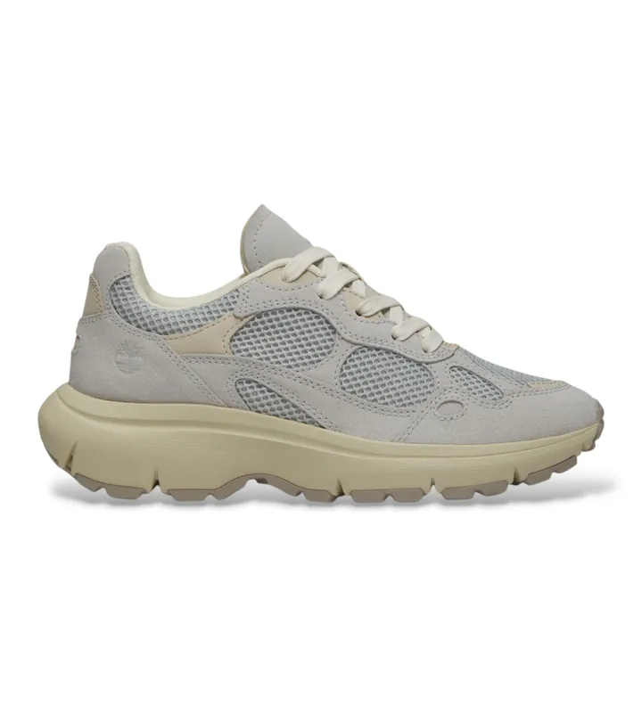 Timberland para mujer. TB0A43R8A1C1 Zapatillas de piel Hazel Lane gris (36 W), Plano, Cordones, Casual