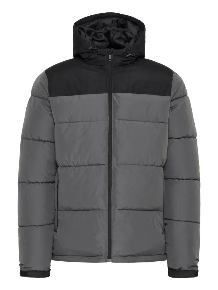 BLEND Chaqueta de invierno 'Bankli' gris oscuro / negro