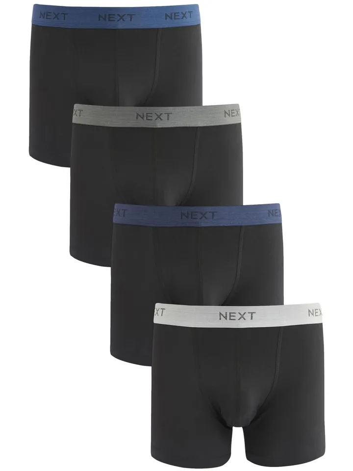 Next Calzoncillo boxer  azul / gris / gris claro / negro