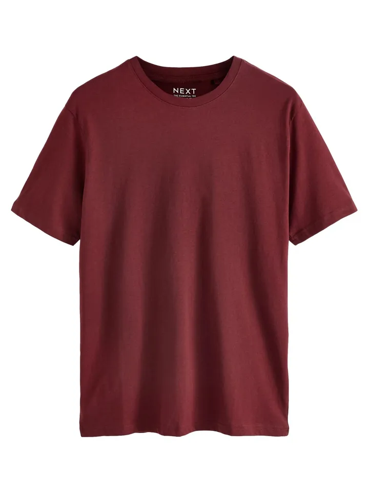 Next Camiseta 'Essential' borgoña