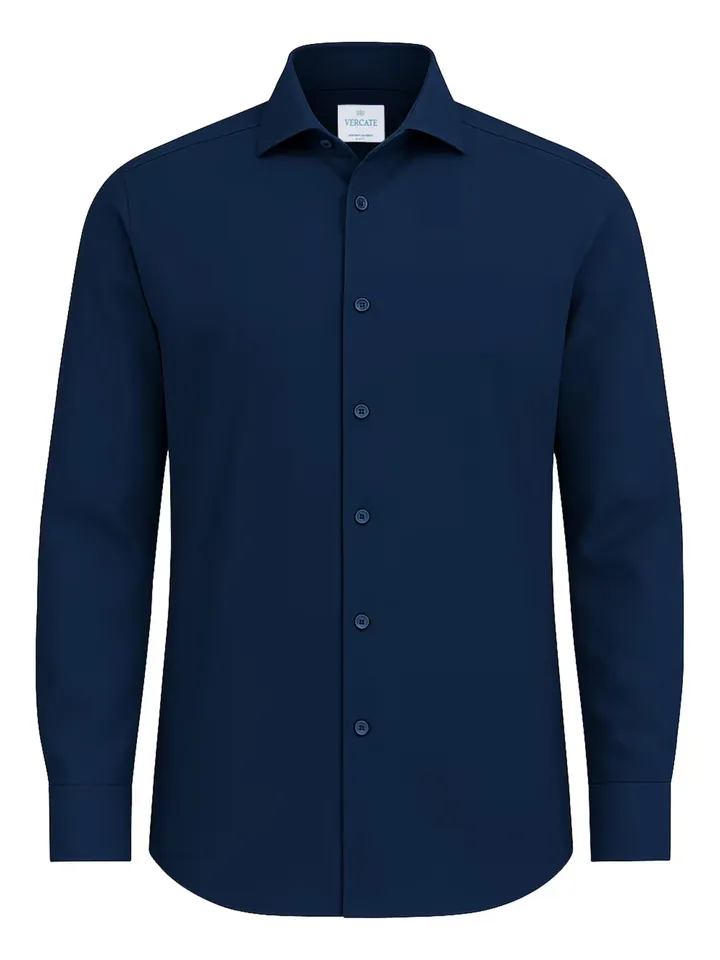Vercate Camisa de negocios 'No. 27'  azul oscuro