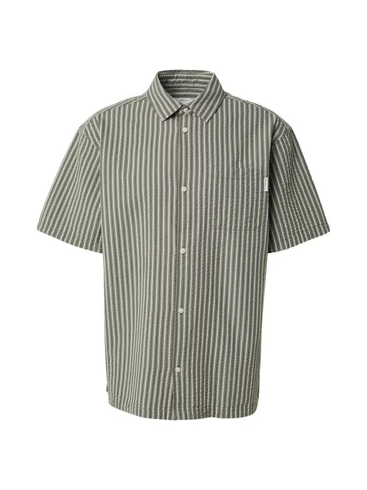 Iriedaily Camisa 'Seekah' gris / caqui / oliva