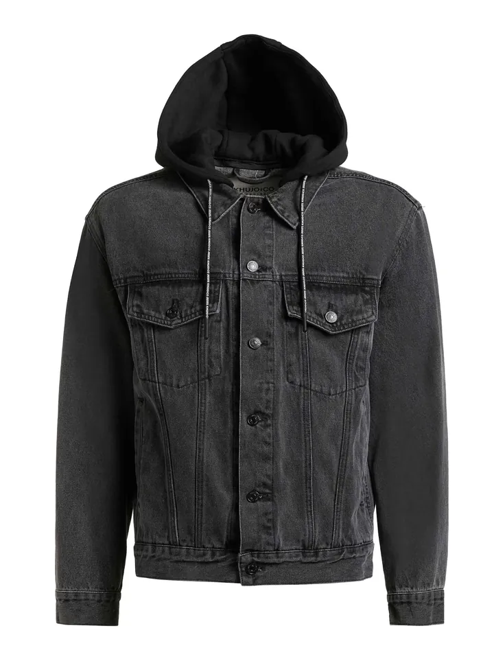 khujo Chaqueta de entretiempo 'Jokin' negro denim